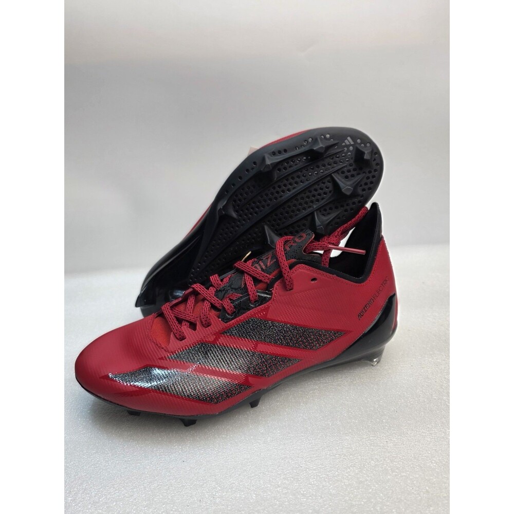 New Adidas Adizero Electric II Red Black Football Cleats JH8744 Men Size 8